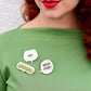 Erstwilder x Peanuts “Aaugh! Good Grief! Sigh.” Mini Brooch Set (2020)