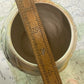 Vintage Art Nouveau Style Relief Pottery Vase – Floral Design