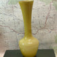 Vintage Yellow Cased Glass Bud Vase – Mid Century
