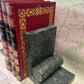 Vintage Green Marble Bookends – Modernist Geometric Design