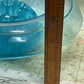 Art Deco Walther Glass Flower Frog Bowl – Czech Pressed Glass (c.1930s)