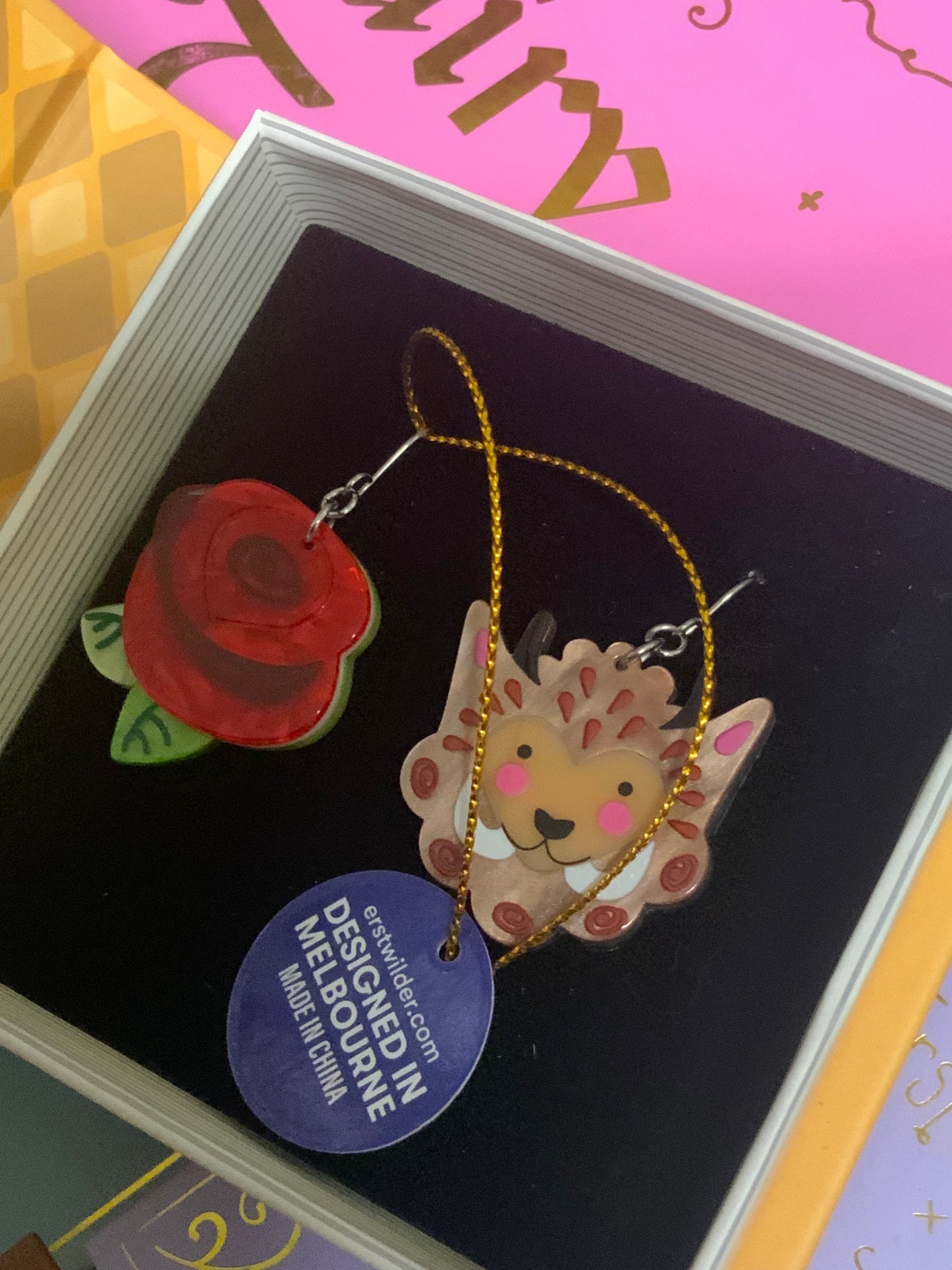 Erstwilder “The Last Petal” Earrings   – Fairy Tale Collection (2024) (Copy)