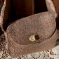 Vintage 1950s French Bronze Beaded Evening Bag