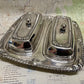 Vintage Silverplate Double Butter Dish Set with Tray - Atlanta Plate by Paramount (c.1940s–1950s)