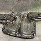 Vintage Silverplate Double Butter Dish Set with Tray - Atlanta Plate by Paramount (c.1940s–1950s)