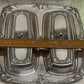 Vintage Silverplate Double Butter Dish Set with Tray - Atlanta Plate by Paramount (c.1940s–1950s)