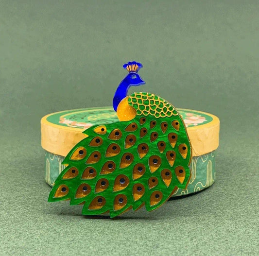 Erstwilder “Le Peacock Royal” Brooch (2020) – The Nouveau Collection