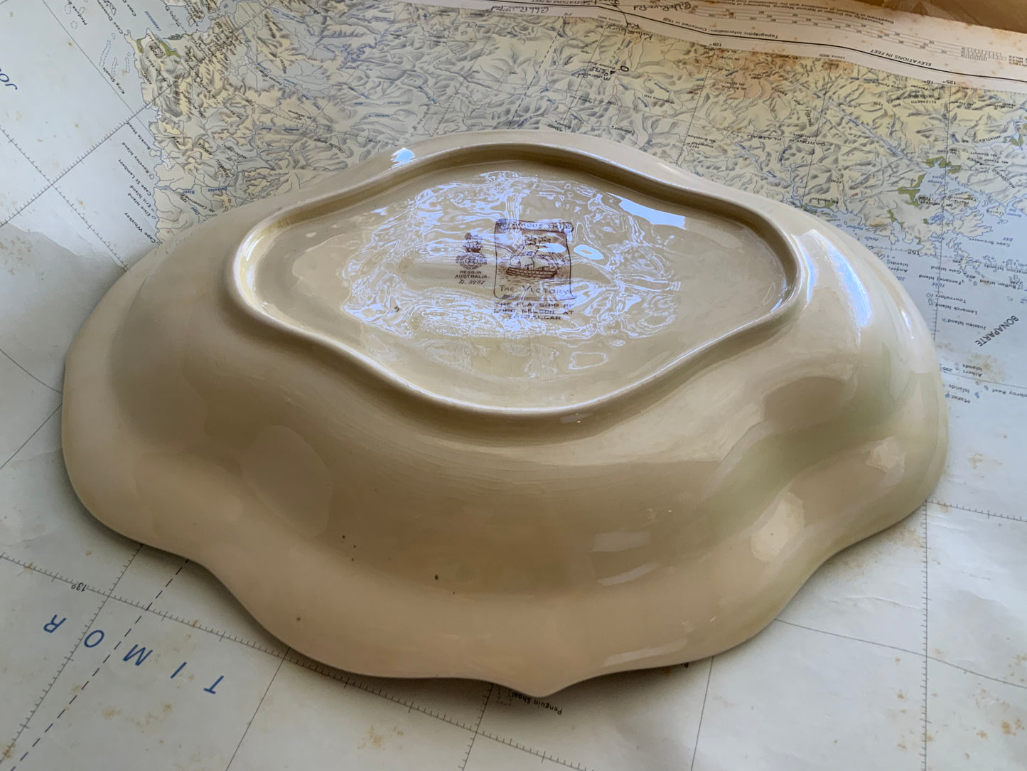 Royal Doulton “HMS Victory” Famous Ships Dish — c.1940s