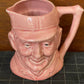 1940s Don Bradman Toby jug Pink Glaze