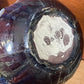 Vintage Majolica 1920s Jardiniere Art Nouveau Pottery Purple Daisy Planter