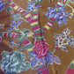 Vintage 1980s Italian Scarf with tree and birds 80 x 80 cm