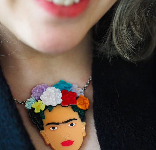 My Own Muse Frida Necklace (2024) by Erstwilder and Frida Kahlo Corporation