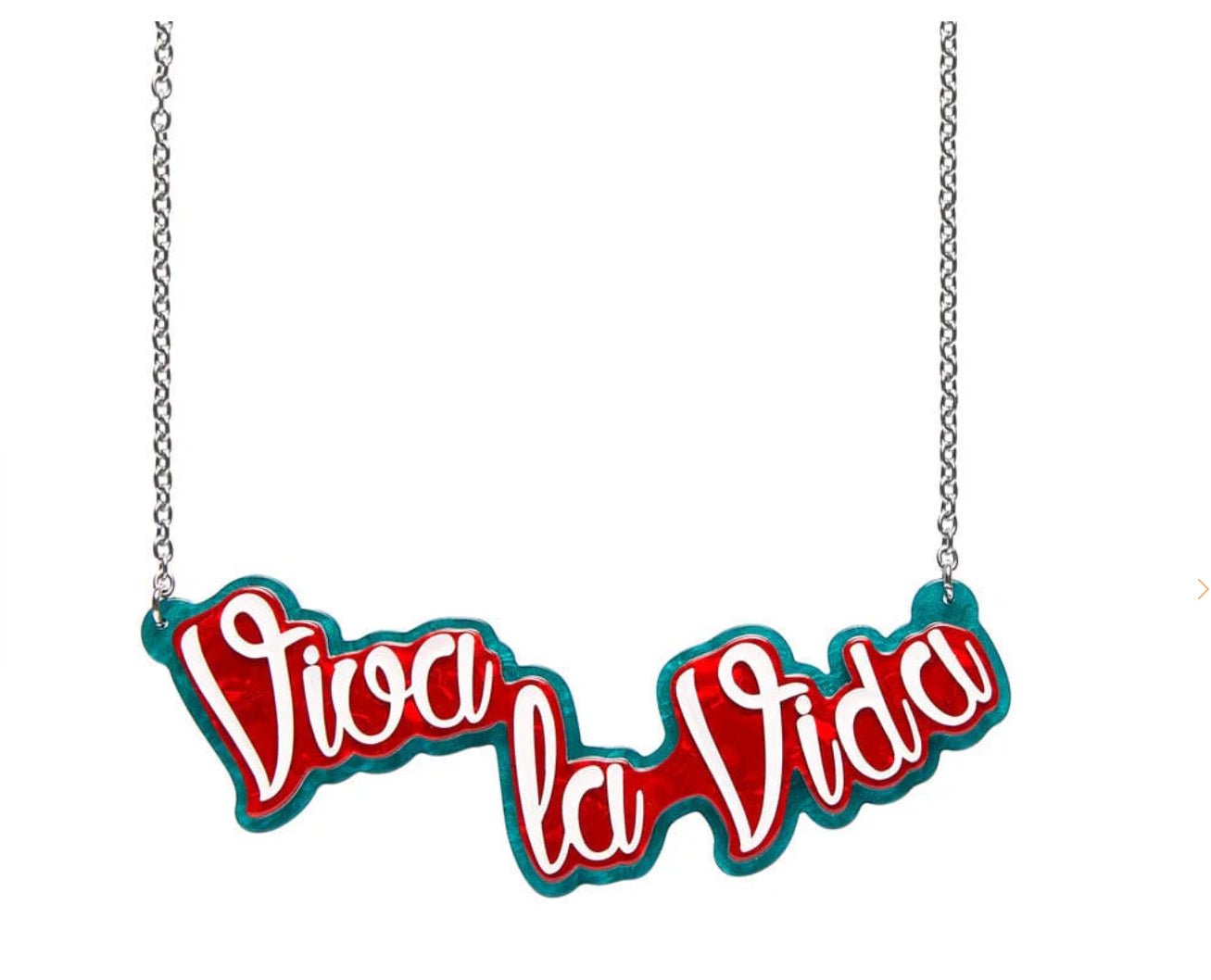 Viva La Vida Necklace (2024) by Erstwilder and Frida Kahlo Corporation