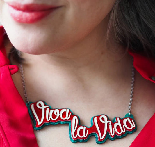 Viva La Vida Necklace (2024) by Erstwilder and Frida Kahlo Corporation