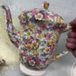 James Kent “Du Barry” Chintz Teapot & Sugar Bowl Set (England)