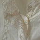 Edwardian–Early 1920s White Lawn Blouse with Lace and Embroidered Sprigs