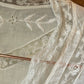 Edwardian–Early 1920s White Lawn Blouse with Lace and Embroidered Sprigs
