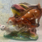 Vintage Kalmar Deer Planter — Storybook Woodland Scene (c.1950s–60s)