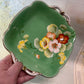 Vintage Noritake Hand-Painted Green Floral Serving Dish (c.1940s–50s)