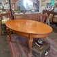 Antique 1920s Oval Silky Oak timber sideboard with mirror