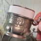 Vintage Rosenthal Demitasse Set with Pewter Holders — Set of Six (c.1950s–70s)