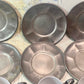 Vintage Rosenthal Demitasse Set with Pewter Holders — Set of Six (c.1950s–70s)