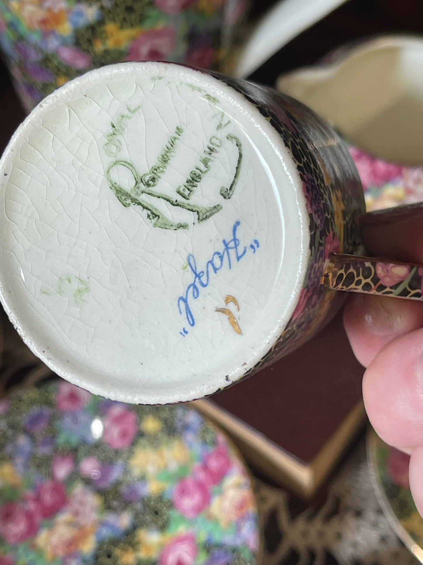 Royal Winton “Hazel” Art Deco Tea or Coffee Set for Six (1930s)