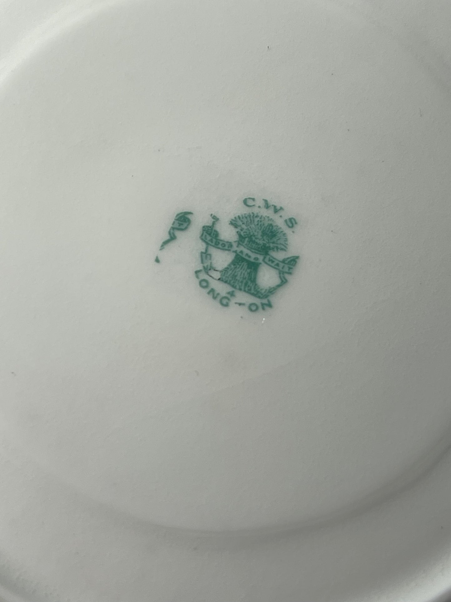 C.W.S. Longton Floral Side Plates (c.1913–1920s, England)