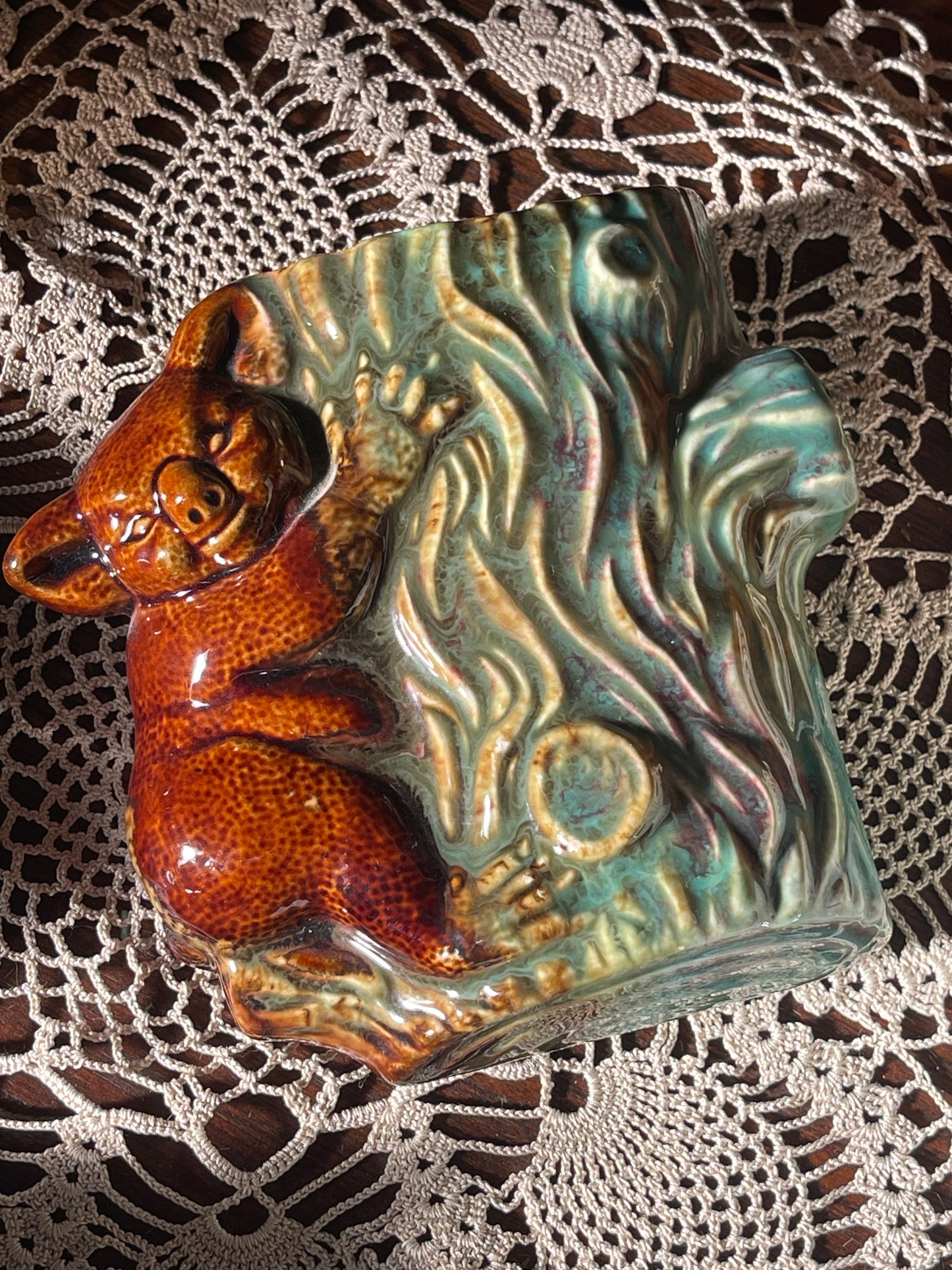 Art Deco Australiana Koala Wall Pocket Vase (Rare, c.1930s–40s)