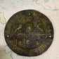 Antique Milners “Fire Resisting” Cast Brass Fire Service Plate c.1900