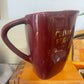 Vintage 80s Chivas Regal Whisky Water Jug maroon Wade Green Stamp