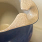 Vintage White Horse Scotch Whiskey Blue Water Jug