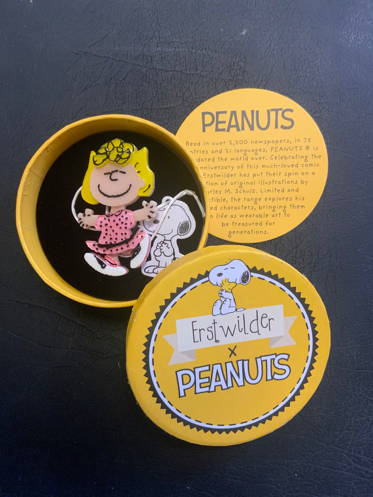 Sally Brown Brooch (2020) by Peanuts and Erstwilder