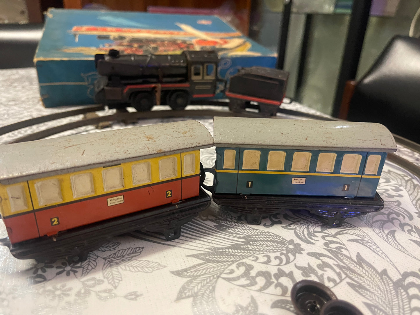 Distler Tinplate Wind-Up Train Set (c.1955–1960)