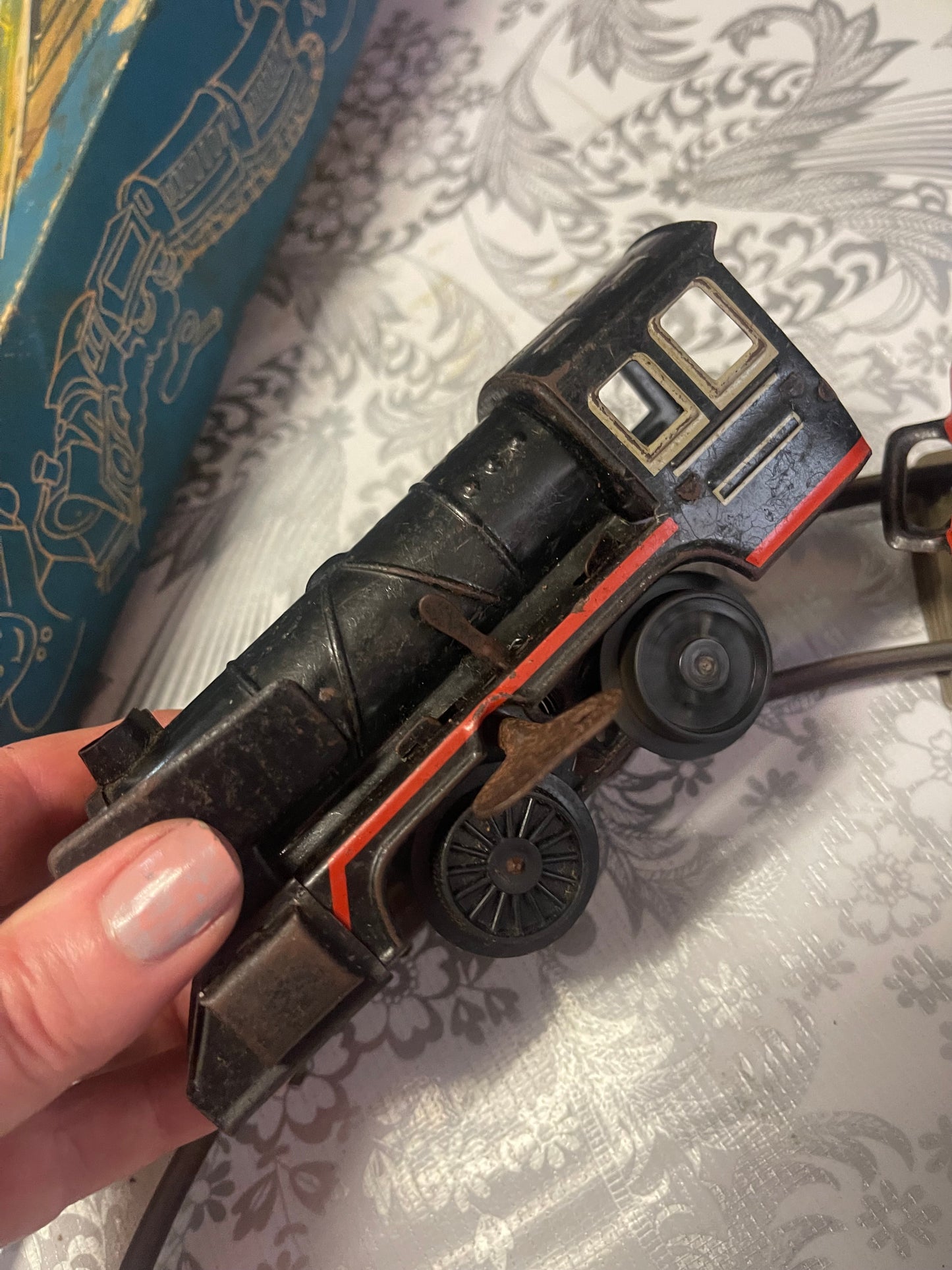 Distler Tinplate Wind-Up Train Set (c.1955–1960)