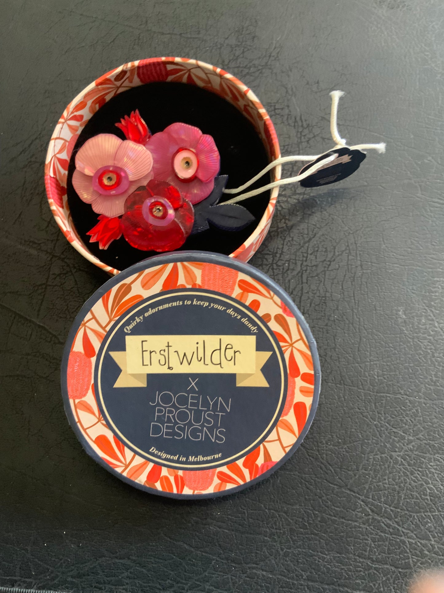 Call Me the Wild Rose Brooch (2021) by Erstwilder & Jocelyn Proust