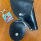 Ex police Black Leather Holster and hand cuff holder set