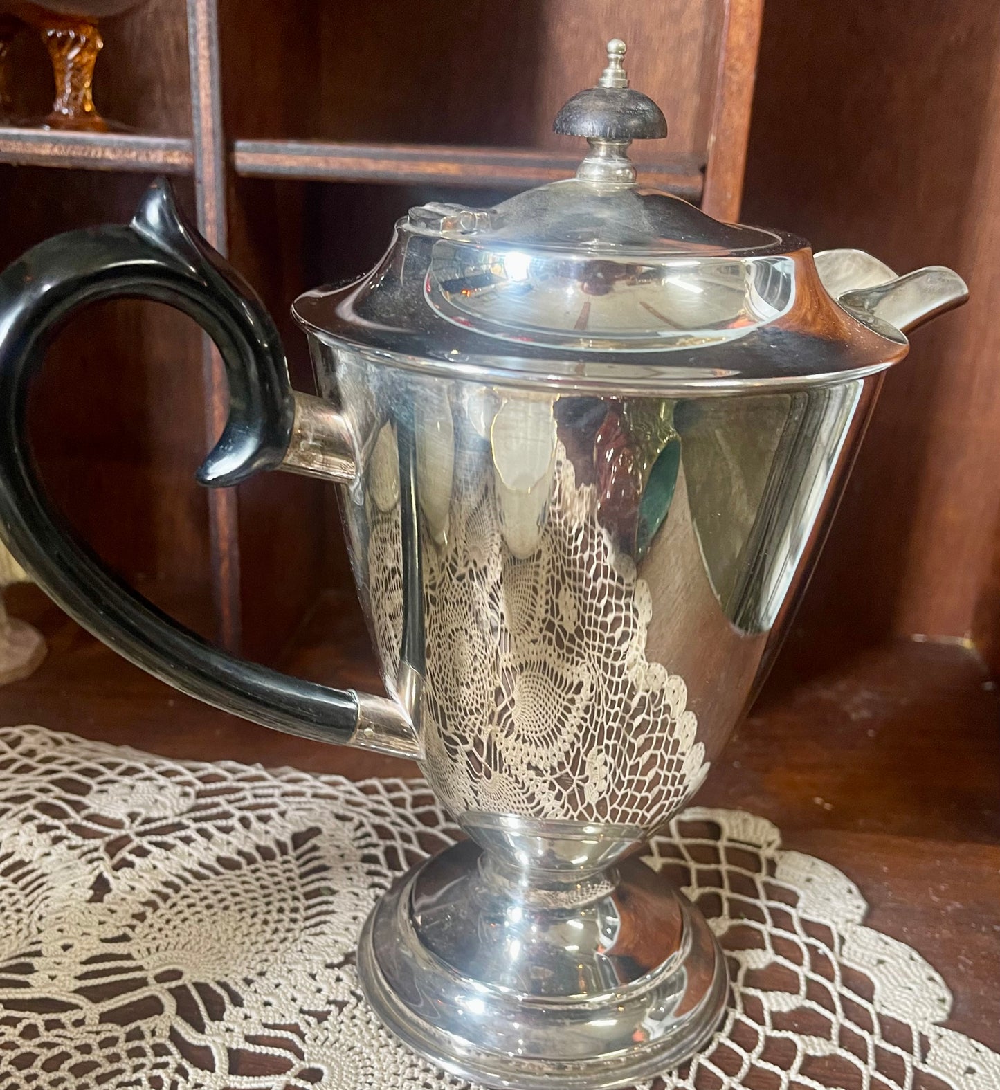 Necworth EPNS Coffee / Hot Water Pot with Bakelite Handle