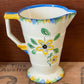 Art Deco W H Grindley & Co Decorative Floral Jug