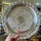 Saracen Old Sheffield–Style Chased Silverplate Tray — $58