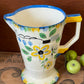 Art Deco W H Grindley & Co Decorative Floral Jug