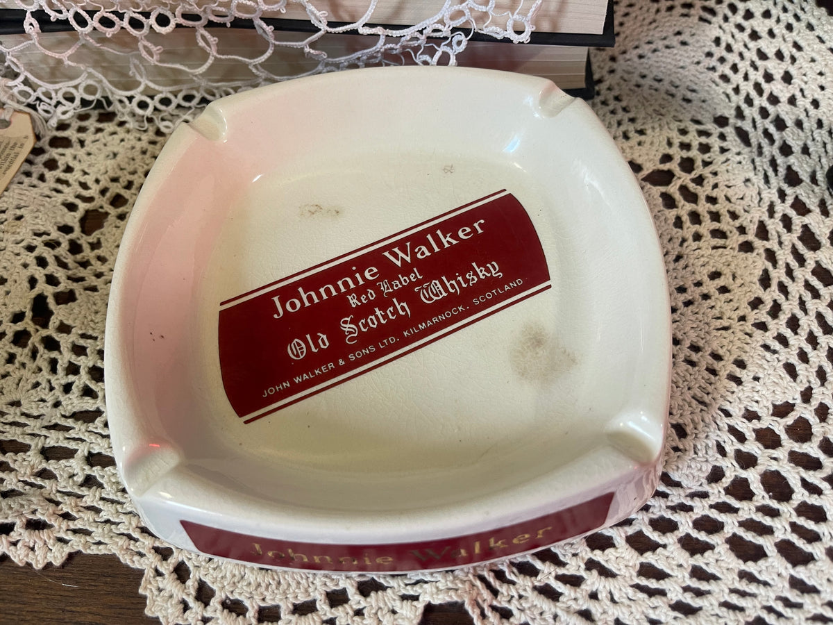 Vintage Johnnie Walker Red Label Ceramic Ashtray – Wade PDM England