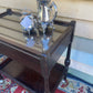 Vintage silky oak tea or drinks trolley with drawer