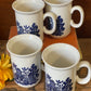 Set of four Vintage Churchill Willow Mugs