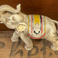 Vintage 1940s Ceramic Porcelain Elephant Figurine