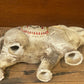 Vintage 1940s Ceramic Porcelain Elephant Figurine