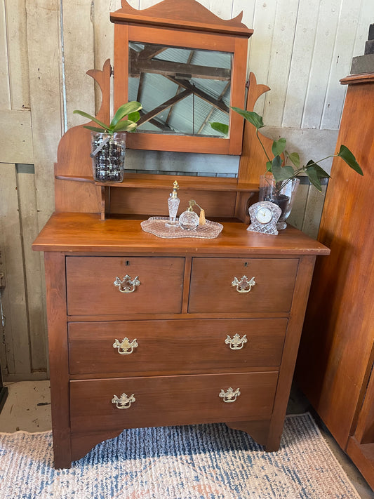 Antique c. 1910 Pine Duchess or Dressing Table