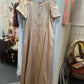 Vintage Satin Evening Dress – Champagne Gold (Size 14)