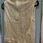 Vintage Sequin Wool Top – Cream & Black Embellished (Petite XS)