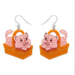 Erstwilder “Cozy Custard Cat” Drop Earrings – Boxed
